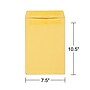 Staples Self Seal Kraft Catalog Envelopes, 7.5"L x 10.5"H, Brown, 100/Box (534792/17105)~#|#~B8A009AA-308E-4EDB-93AF40015581CB4E_sc7