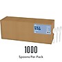 Perk™ Polystyrene Spoon, Medium-Weight, White, 1000/Pack (PK56396)~#|#~B8AAFC5A-866E-427E-B944628AE9475E40_sc7
