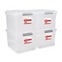 Staples Store & Slide Weather-Resistant File Box, Letter/Legal Size, Clear, 4/Carton (TR57621CT)~#|#~B8AEBFEA-01BC-40B0-8A3DFBD7507CC11B_sc7