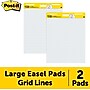 Post-it Super Sticky Easel Pad, 25" x 30", Grid Lined, 30 Sheets/Pad, 2 Pads/Carton (560)~#|#~B8B48497-DF31-4614-9AE5D9F0FBFCC644_sc7