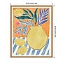 Amanti Art Cyprus and Lemon Still Life IV by Janelle Penner Framed Canvas Wall Art Print, 23" x 28" (A42677521102)~#|#~B8EB6915-1DEC-4D82-BAFF73F223FB2426_sc7