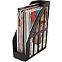Storex Plastic Magazine File Holder, Black (STX70167U06C)~#|#~B8F49CBD-5313-4ED5-AFA48841E1FFF5E4_sc7