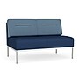 Lesro Darsey Vinyl Loveseat, Armless, Patriot Plus Imperial Blue/Chambray Light Navy (DS1502.FSV-02CHLN.03PPIB.05PPIB)~#|#~B9027875-0FD8-423D-AED9302510618BF5_sc7