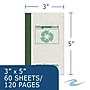 Roaring Spring Environotes 1-Subject Pocket Notebook, 3" x 5", Narrow Ruled, 60 Sheets, Gray/Silver, 48/Case (77356CS)~#|#~B9097E5B-E2FB-4C43-AA4F6A416F2484F5_sc7