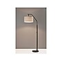 Simplee Adesso 66" Matte Black Floor Lamp with Oatmeal Drum Shade (SL1140-01)~#|#~B90A212D-4D53-4874-96B615772133C99C_sc7