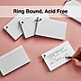Staples 3" x 5" Index Cards, Lined, White, 65 Cards/Pack, 3 Packs/Carton (TR21580)~#|#~B9282991-36A0-43F0-9D0D0310C42FB43B_sc7