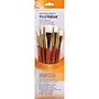 Princeton RealValue Short Handle Mixed Media Synthetic Taklon Variety Brush Set, 5/Set, 2 Sets/Bundle (PBXPR9151-2)~#|#~B9312852-A38E-4BFA-9DDA8EA03AC9C3C7_sc7