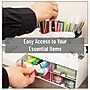 Mind Reader 9-Compartment Plastic Craft Organizer, White (SDORG-WHT)~#|#~B934A3AD-11FF-4C4E-9223F0A72502F68F_sc7