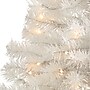 Nearly Natural 4 ft. Artificial Christmas Tree, 100 Lights, White (T1725)~#|#~B9487130-A8B6-40B6-970C170B6E67D561_sc7