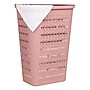 Mind Reader Slim Tapered Hamper with Lid, Plastic, Pink (SWHAMP50-PNK)~#|#~B9562490-1CA0-49E6-987EFD68355FE55E_sc7