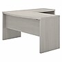 Bush Business Furniture Echo 60"W L Shaped Bow Front Desk, Gray Sand (ECH025GS)~#|#~B960B122-7A51-4DF2-B829DD12DEE06F0C_sc7