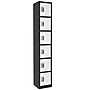 AdirOffice 72" 6-Tier Black and White Storage Locker (ADI629-206-B-W)~#|#~B96180F4-3DA8-48F8-A8CFCC52BB32E48F_sc7
