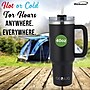 Brentwood Geojug Stainless Steel Double Walled Tumbler Cup, 40 oz., Black (CMB-1200BK)~#|#~B9EA915F-C653-4C50-AD979F988C52E316_sc7