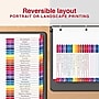 Staples Durable Paper A‑Z Alphabetical Dividers, 26‑Tabs, Multicolor~#|#~B9F61F35-493C-494A-A132C16A41D5F385_sc7