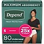 Depend Fresh Protection Adult Incontinence Underwear for Women, Disposable, Small, Blush, 80 Count (54196)~#|#~B9FB0F27-0D0C-4DA8-AD0B7E7C5875AAB0_sc7