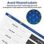 Avery Waterproof Laser Inkjet Wraparound Labels, 1.25" x 9.75", White, 5 Labels/Sheet, 8 Sheets/Pack, 40 Labels/Pack (22845)~#|#~BA1FACD3-FE7B-4F93-93161675EB48DDAF_sc7
