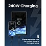 Plugable Thunderbolt 5 3.3ft USB-C to USB-C Cable, Male to Male, Black (TBT5-240W1M)~#|#~BA38D87E-B852-41D1-B1DAE27664583C9E_sc7