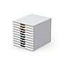 Durable Varicolor Stackable Storage Drawer, 10 Drawers, Plastic, Multicolor (763027)~#|#~BA769954-1B80-4446-9EC1BC0B84F2D26A_sc7