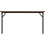 Lorell 60"W x 18"D Folding Training Table, Melamine, Mahogany (LLR60747)~#|#~BA7DDB6E-D42C-49AF-BDB2E0CC7CD1D083_sc7