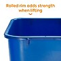 Coastwide Professional™ Plastic Indoor Recycling Container Without Lid, Blue Soft Molded Plastic, 7 Gallon (CW56432)~#|#~BA8E73EA-EAB1-4543-BA74BC13B76D5079_sc7