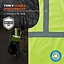 GloWear 8205HL-ECO High Visibility Sleeveless Vest, ANSI Type R Class 2, Lime, S/M, (21983)~#|#~BA944FC1-5622-42BB-849000246D0AA570_sc7