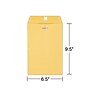 Staples Clasp & Moistenable Glue Kraft Catalog Envelopes, 6.5" x 9.5", Brown, 100/Box (534990/19815)~#|#~BAB0DBC0-0BEA-432E-BC50052CFF7F71DE_sc7
