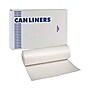 Boardwalk Low-Density Waste Can Liners, 33 gal, 0.6 mil, 33 x 39, White, 6 Rolls of 25 Bags~#|#~BAC46BEB-1A74-4251-A728FF252B672EFC_sc7