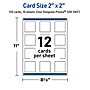 Avery Gold Double-Dipped Edge Matte Blank Card, White, 120/Pack (S00-DKF)~#|#~BAD69FDD-3C42-4D68-A3112083D5CDEBD4_sc7