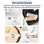 Avery Business Cards, 1" x 3", Matte White, 400/Pack (95284)~#|#~BADD9C94-3EA2-4E00-A7A58608AA6BBE09_sc7