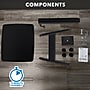 Mount-It! 24"W Manual Adjustable Standing Laptop Desk, Black (MI-7997BLK)~#|#~BAE5D51C-7868-4690-B0A3F7A3F5461AFC_sc7