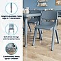 Flash Furniture Emmy Rectangular Activity Table Set, 48" x 24", Height Adjustable, Dusty Blue (YCX13RECTTBDTBE)~#|#~BAFCA14F-FC21-481F-A47E23F619D5A82E_sc7