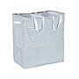 Household Essentials Collapsible 2-Section Hamper, Cotton, Blue/White (HE1161)~#|#~BB0ACB43-6301-43A0-B847B6C98D3F7A99_sc7