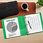 Staples 1 1/2" 3-Ring View Binders, D-Ring, Green (58687)~#|#~BB2A526A-6F5E-4991-AC44D70D163966B1_sc7