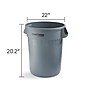 Coastwide Professional™ Plastic Trash Can with no Lid, Gray, 32 Gal. (CW50716)~#|#~BB2CBC7A-77FA-4C3E-AA85DE930C765445_sc7