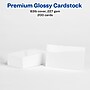 Avery Clean Edge Business Cards, 2" x 3 1/2", Glossy White, 200/Pack (8859)~#|#~BB3AEFC6-4C09-44DD-9CADE44FA99EB22B_sc7