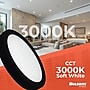 Bulbrite 5" Round 10.3-Watt 3000K LED Flush Mount Light, 850 Lumens, Black (773601)~#|#~BB438D3C-1D4A-42A9-8C2D1A24975336A7_sc7