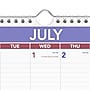 2026-2027 AT-A-GLANCE 12" x 17" Academic Monthly Wall Calendar, Purple/Red (PMA2-28-27)~#|#~BB441045-543C-4BEB-87873432CE2489FA_sc7