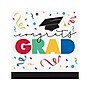 Creative Converting Cap Toss Graduation Plates and Napkins Kit, Multicolor (DTC8660E2G)~#|#~BB4C10E6-E6E1-465B-AFAEB703399FE6BA_sc7