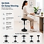 Uncaged Ergonomics Wobble Stool Armless Fabric Active Stool, Black (WSB)~#|#~BB585D9B-91D7-49AC-A80864F23B8406C3_sc7