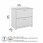 Bush Furniture Cabot 2-Drawer Lateral File Cabinet, Not Assembled, Letter/Legal, White, 31.26"W (WC31980)~#|#~BB639476-B8E0-4B83-99089C1BA721D7EE_sc7