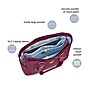 Delsey Paris Victoire Tote Bag, Burgundy (40210334004)~#|#~BB6AB031-428F-4A0D-A367004AE596B248_sc7