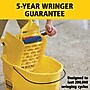 Rubbermaid WaveBrake 2.0 Janitorial Side-Press Bucket and Wringer, 26 Quart, Yellow (FG748000YEL)~#|#~BB78FD45-BD5C-40CA-814FD503AC407A81_sc7