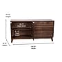 Flash Furniture Hatfield Wood Console TV Stand, Screens up to 64", Dark Walnut (EM0372WAL)~#|#~BB896C7E-149C-4A7C-A4CF8755706DB901_sc7