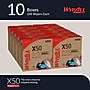 WypAll GeneralClean X50 Cloth Cleaning Wipers, 12.5" x 9.1", White, 168 Wipers/Box, 10/Carton (83550)~#|#~BB921079-0C8E-4591-A0458A93AA7D770D_sc7