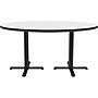 Correll 60" Round Dry-Erase Markerboard Cafe Table, Frosty White/Black (BCT60DER-80)~#|#~BBBD7013-7185-43A3-9D3A128443A6C0EB_sc7