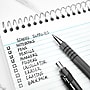 Staples Postscript Retractable Ballpoint Pens, Medium Point, Black Ink, Dozen (18262)~#|#~BBCBD401-5C0B-4372-B687EC9CFD00597A_sc7