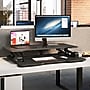 Mount-It! 38"W Electric Rectangular Adjustable Standing Desk Converter, Black (MI-8010)~#|#~BBD6BBFD-7919-40FD-B887204AFD131B43_sc7