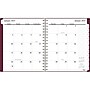 2027 Mead Essentials 7" x 8.75" Calendar Year Daily & Monthly Planner, Plastic Cover, Burgundy (CRD8305027)~#|#~BBE48BB6-E21E-493A-90006932F58375F1_sc7