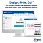 Avery Printable Laser/Inkjet Name Badge Insert Refills, 2 1/4" x 3 1/2", White, 400 Inserts Per Box (5390)~#|#~BBF2820B-660D-4BF0-8CD43EDA7146EFCD_sc7
