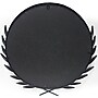 Infinity Instruments Emperor Metal Wall Mirror, 22" (20007BK)~#|#~BC01117C-DDA3-48A3-A044A95EEAF593BA_sc7